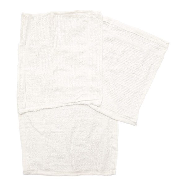 White Washcloth Size Wipers