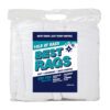 White Bath Towel Size Wipers - 10Lb Compressed Bag, 20" x 40" to 24" x 50"