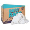 White Bath Towel Size Wipers - 50Lb Box, 20" x 40" to 24" x 50"