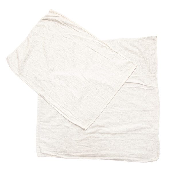 White Hand Towel Size Wipers