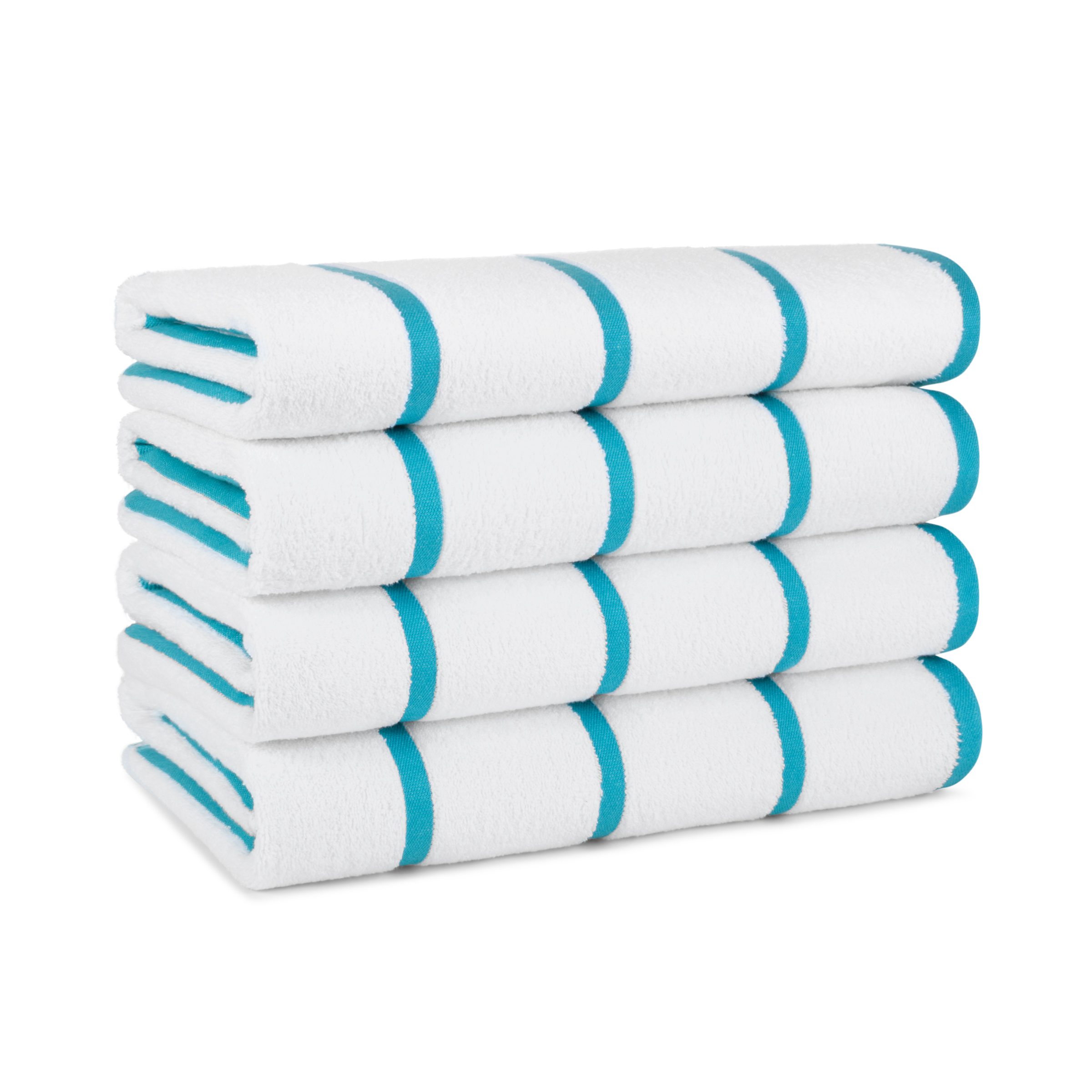 Monarch Brands 16x19 Terry 60 Towel Bar Mop 30 oz - Blue Stripe - UnoClean