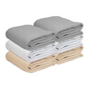 Monarch Brands Monarch Recycled Lint 100% Cotton Huck Towels 25L