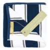 Aston & Arden Resort Towels - Navy/Grey