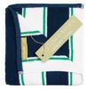 Aston & Arden Resort Towels - Navy/Mint