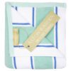 Aston & Arden Resort Towels - Green/Blue