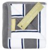 Aston & Arden Resort Towel - Grey/Navy