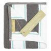 Aston & Arden Resort Towels - Grey/Green