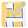 Aston & Arden Resort Towels - Yellow/Navy