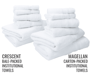 Crescent vs Magellan stacked towels