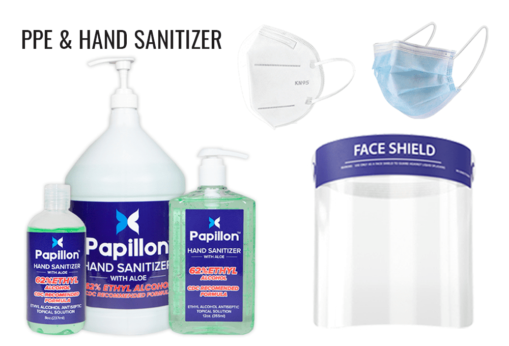 PPE and Hand Sanitizer