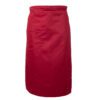 Bistro & Half Bistro Spun Poly Aprons - Burgundy, Bistro Apron