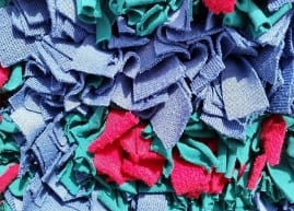 Cotton fabric waste