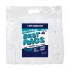 Premium White Washed T-Shirt - 10Lb Compressed Bag, 14" x 14" to 20" x 20"