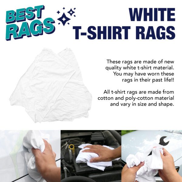 New White Premium Quality T-Shirt Weight Material