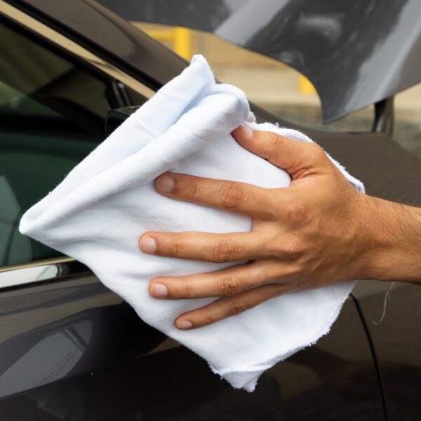White One-Sided Terry Wipers
