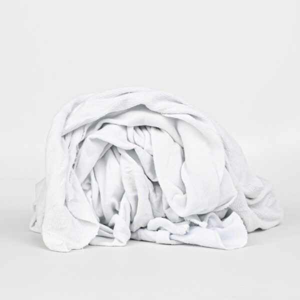 White One-Sided Terry Wipers