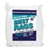 Medium Weight White Knit Wipers - 50Lb Compressed Bag, 14" x 14" to 20" x 20"