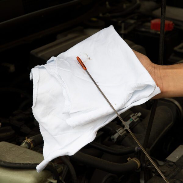 Medium Weight White Knit Wipers