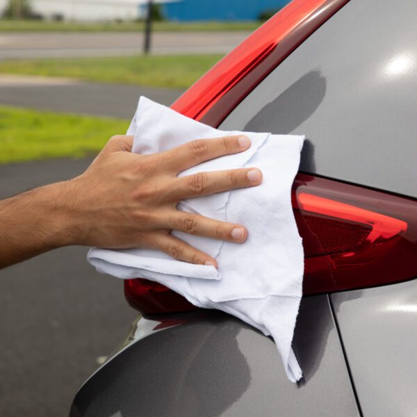 Medium Weight White Knit Wipers