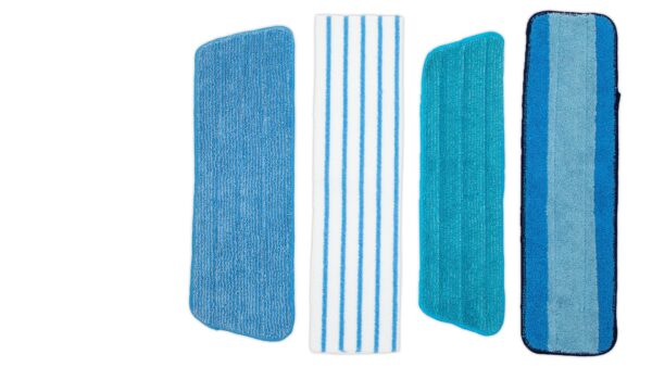 SmartPads Microfiber Mop comparison of different pads