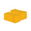 Absorbent Huck Towel 12 pack - Yellow