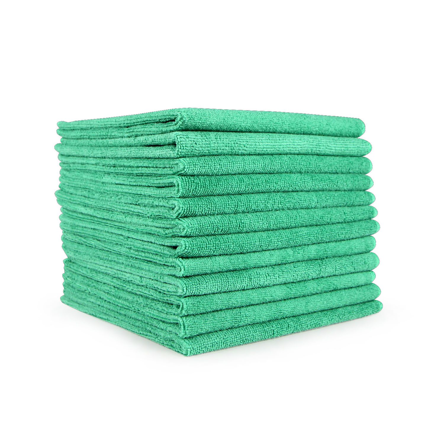 Sponge Outlet Bulk Microfiber Cleaning Towels - Red 12x12 (30pk)