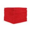 12x12 Microfiber Cloth - 30 gram - Red