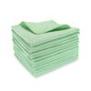 Microfiber Waffle Cloth - 55 gram - Green, 16" x 16", 335 GSM, 55 Grams/Piece