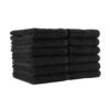 Cotton Bleach Safe Stylist Towels - Black, 16" x 28"