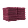 Cotton Bleach Safe Stylist Towels - Burgundy, 16" x 28"