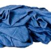 Recycled Blue "OR" Wipers - 5Lb Compressed Bag, 14" x 26"