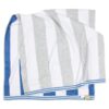 Aston & Arden Reversible Cabana Towel - Grey/Blue