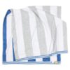 Aston & Arden Reversible Cabana Towels - Grey/Blue