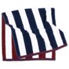 Aston & Arden Reversible Cabana Towels - Navy/Maroon