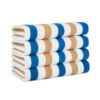 Cabo Cabana Towels - Navy/Beige