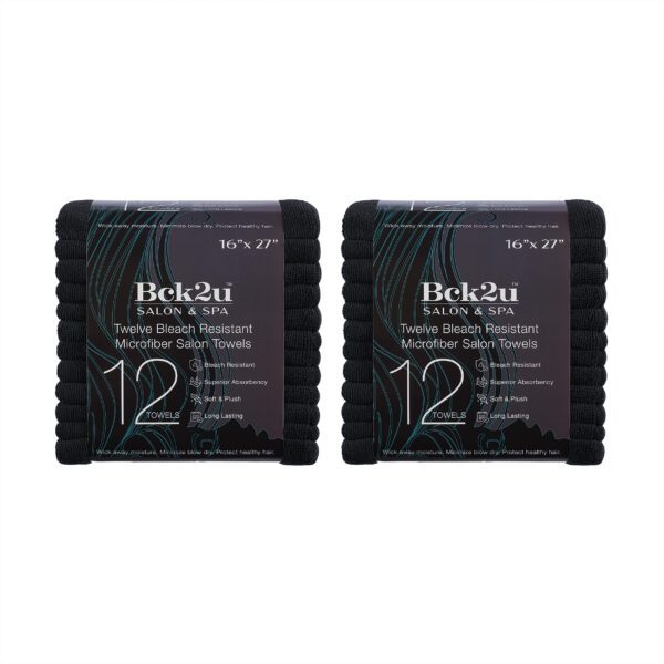 Bleach-Resistant Microfiber Salon Towels