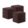 Bleach-Resistant Microfiber Salon Towels - Brown