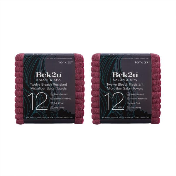 Bleach-Resistant Microfiber Salon Towels