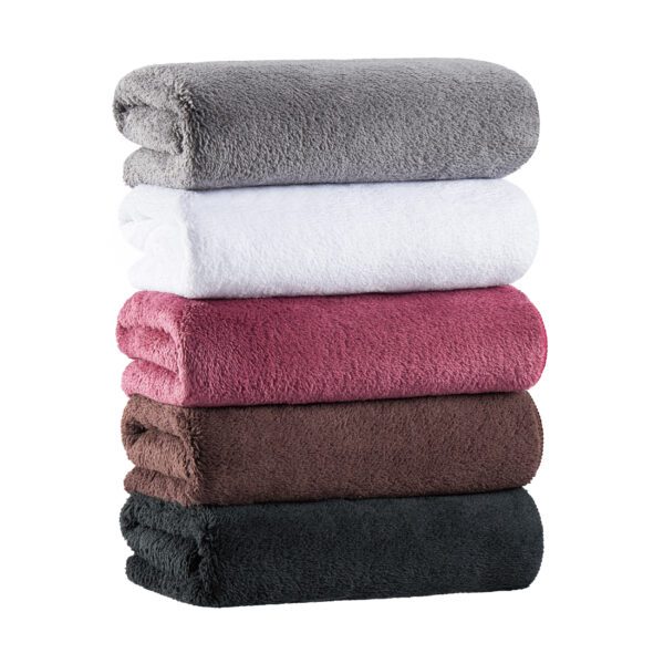 Bleach-Resistant Coral Fleece Salon Towels
