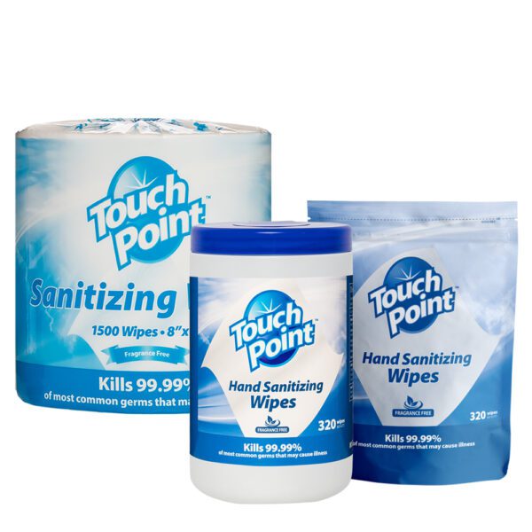 Touch Point Hand Sanitizing Wipes