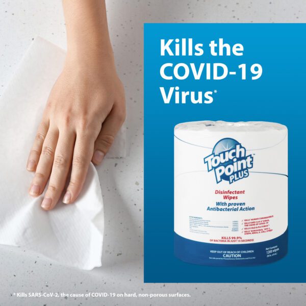 Touch Point Plus Disinfectant Wipes