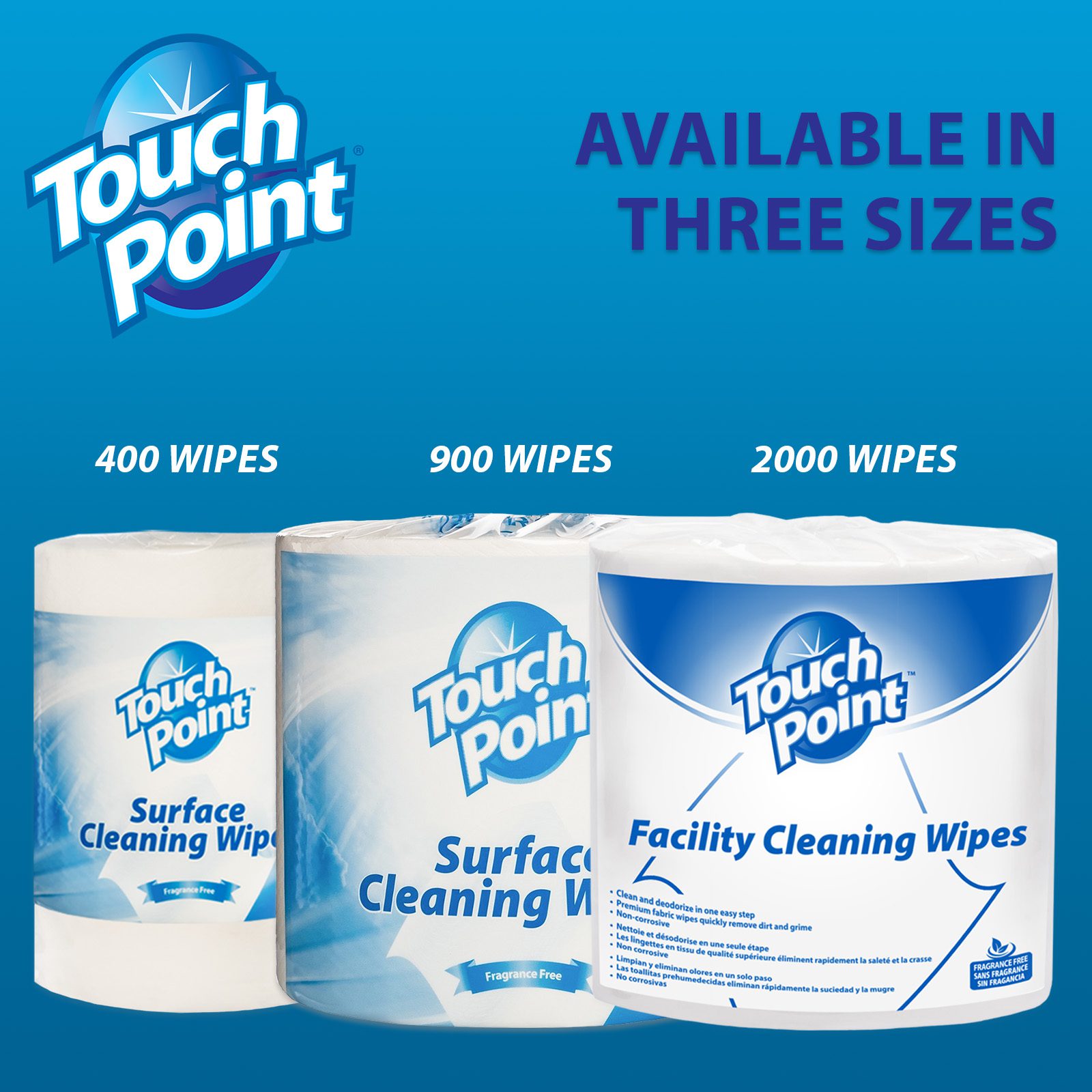 Touch Point Facility Cleaning Wipes – Monarch Brands