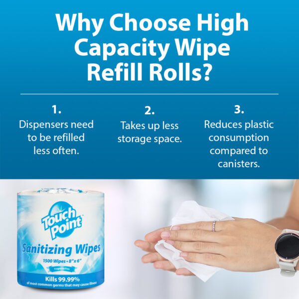 Touch Point Hand Sanitizing Wipes