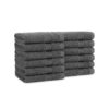 Host & Home Bath Towel Collection - washcloth, Dark Grey