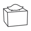 TaskBrand® E25 - White, Interfold Dispenser Box