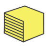 TaskBrand® Dusters - Medium Duty-Yellow, 24" x 24", 1/4 Fold, Poly