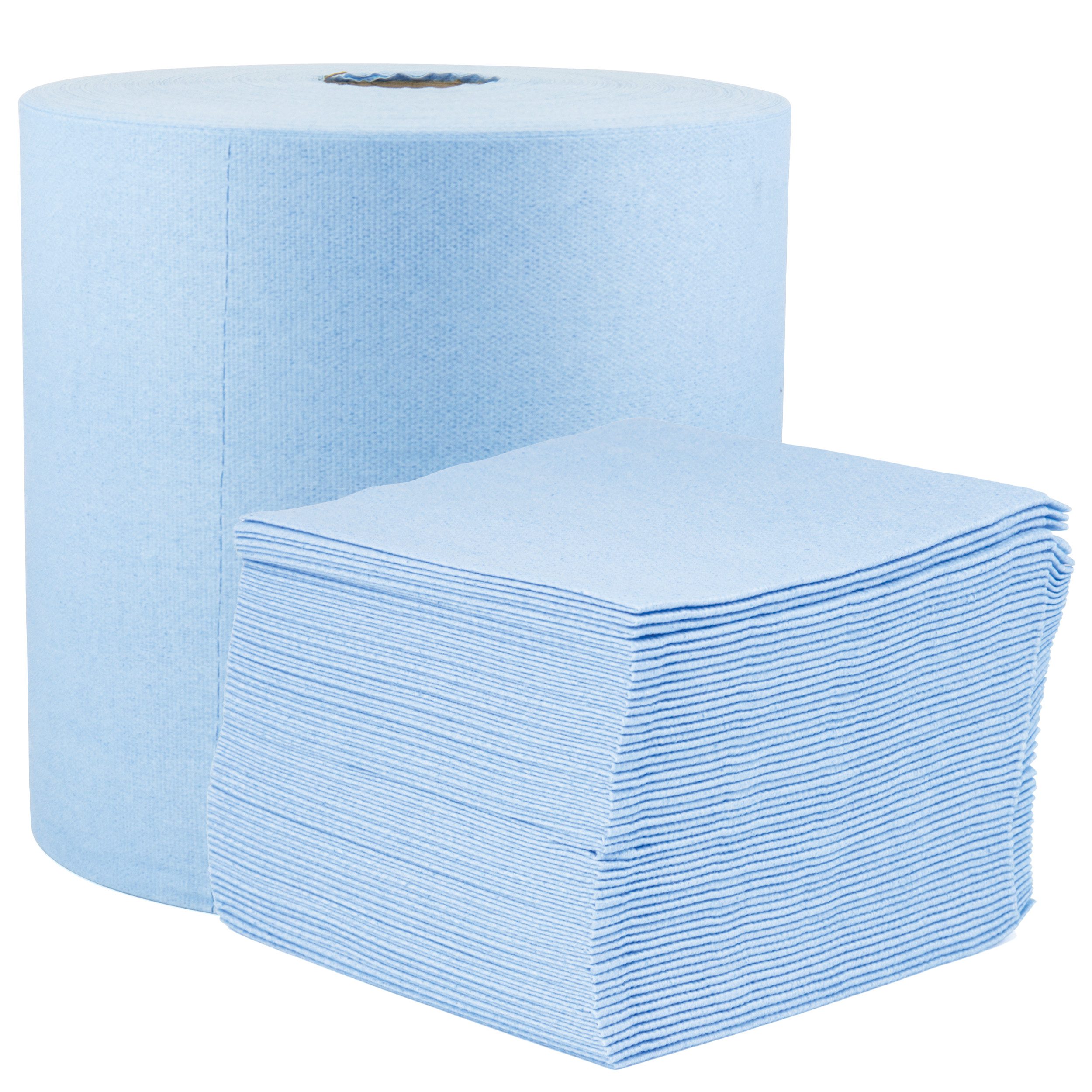 Keep It Clean 2 Ply Blue Barrel Roll - Paper Wipes - Hygiene Products