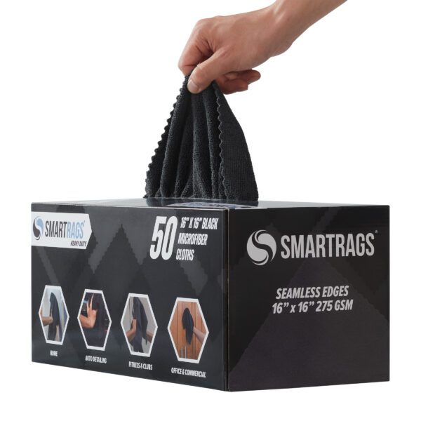 SmartRags Heavy Duty Microfiber Cloth Box