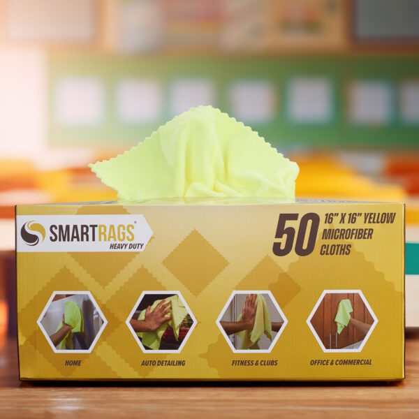 SmartRags Heavy Duty Microfiber Cloth Box