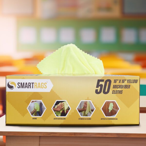 SmartRags Mid-weight Microfiber Cloth Box